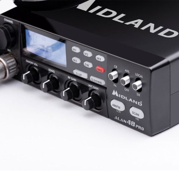 MIDLAND ALAN 48 PRO RICETRASMETTITORE CB MULTIBANDA TOP - immagine 2
