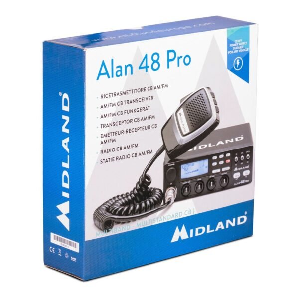 MIDLAND ALAN 48 PRO RICETRASMETTITORE CB MULTIBANDA TOP - immagine 4