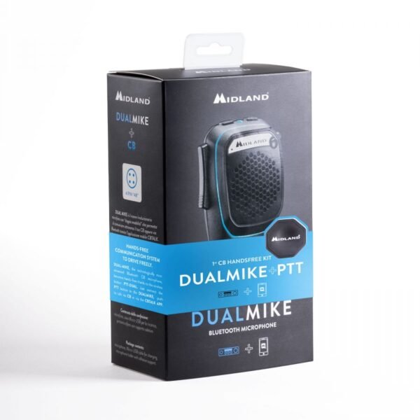 MIDLAND DUALMIKE + PTT  KIT MANI LIBERE - immagine 2