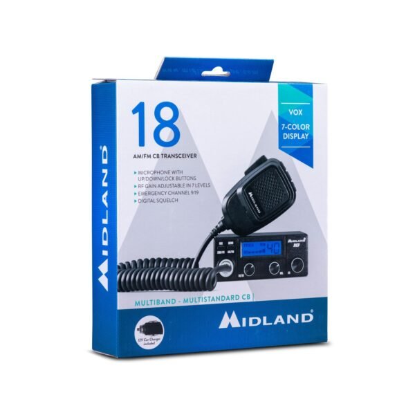 MIDLAND 18 RICETRASMETTITORE CB - immagine 2