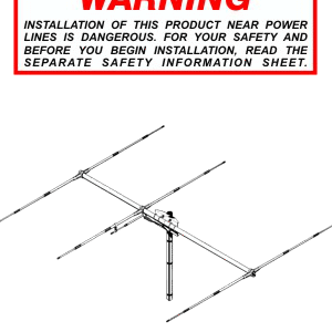 SIRIO SY-3 ANTENNA YAGI 3 ELEMENTI 28MHZ
