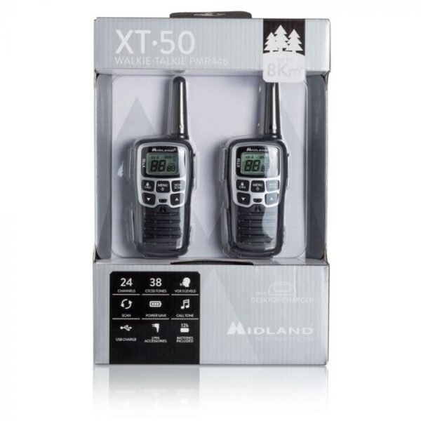 MIDLAND XT50 COPPIA RICETRASMETTITORI PMR446 - immagine 3