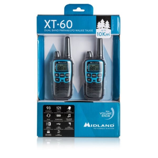 MIDLAND XT60 COPPIA RICETRASMITTENTI PMR446 / LPD - immagine 4