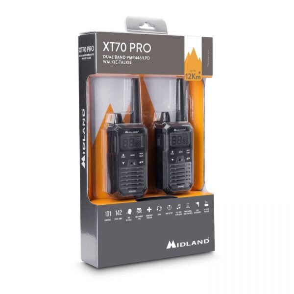 MIDLAND XT70 PRO COPPIA RICETRASMETTITORI PMR446 - immagine 2