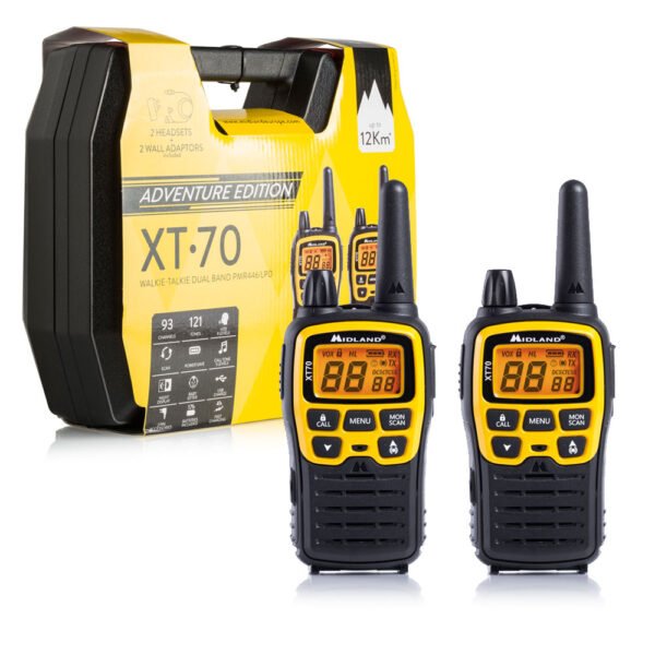 MIDLAND XT70 ADVENTURE COPPIA RICETRASMITTENTI PMR446 - immagine 2