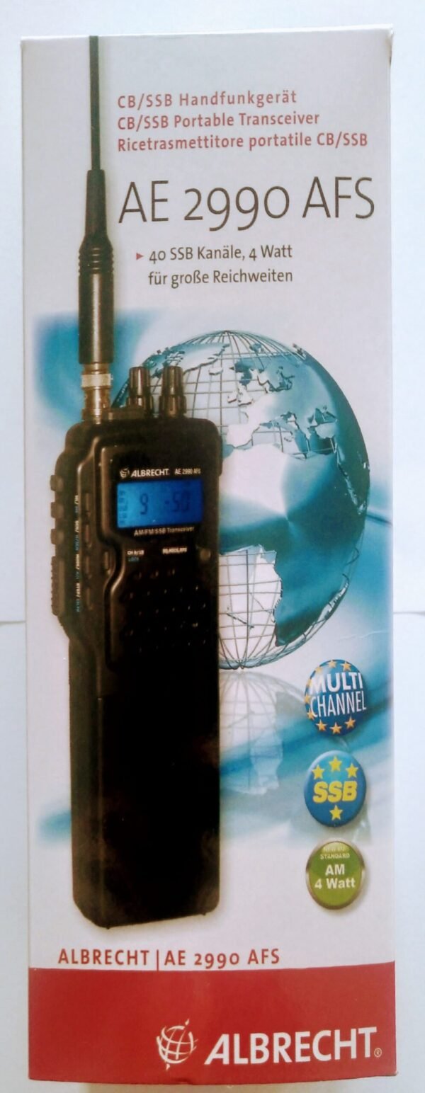 ALBRECHT AE 2990 AFS RICETRASMETTITORE PORTATILE CB AM/FM/SSB - immagine 2