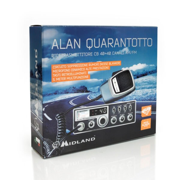 MIDLAND ALAN QUARANTOTTO RICETRASMETTITORE CB - immagine 5