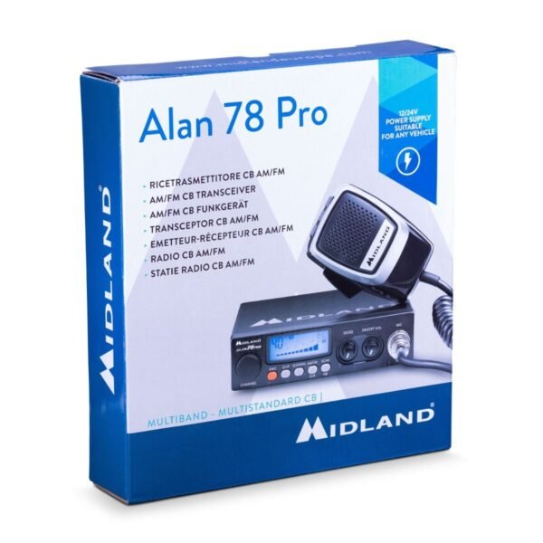 MIDLAND ALAN 78 PRO RICETRASMETTITORE CB MULTIBANDA - immagine 3