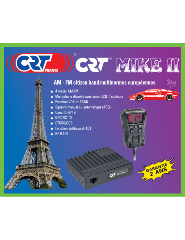 CRT MIKE II VEICOLARE CB MULTISTANDARD - immagine 3