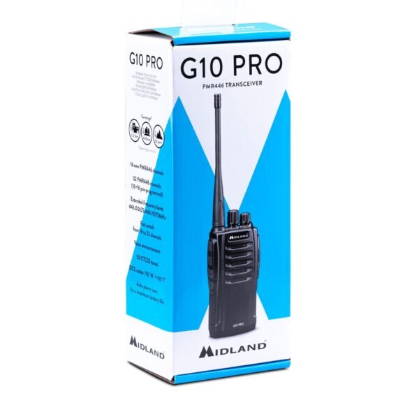 MIDLAND G10 PRO RICETRASMITTENTE PMR446 - immagine 4