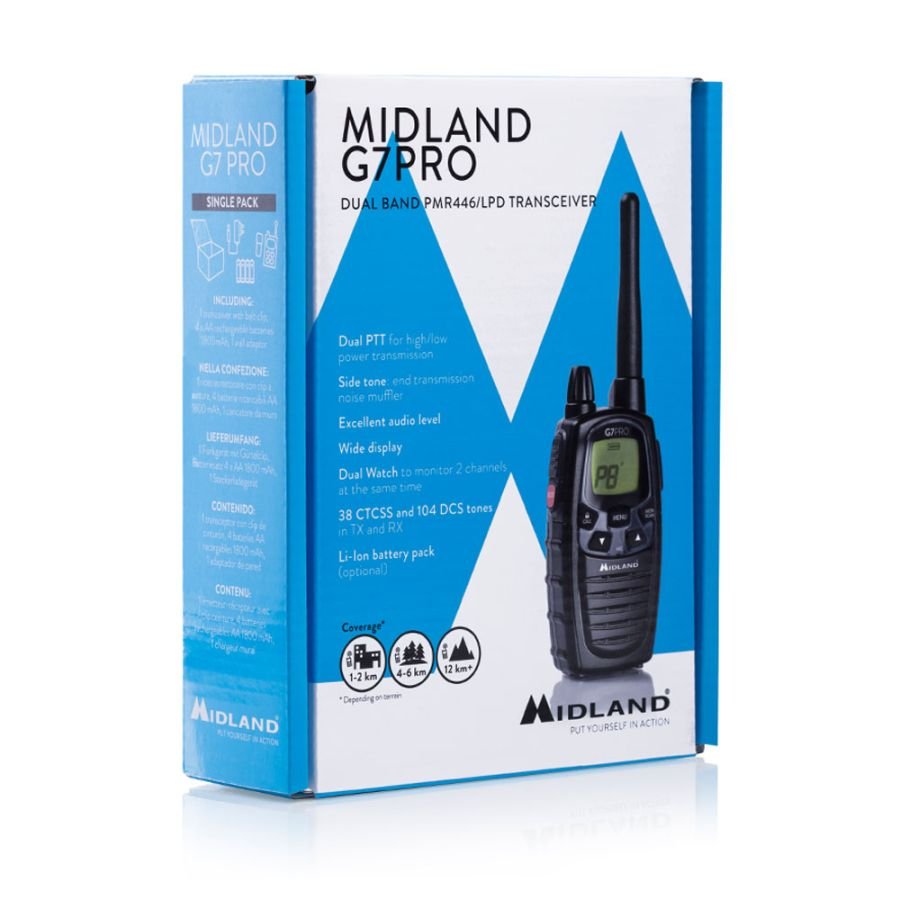 MIDLAND G7 PRO RICETRASMETTITORE PMR446 - immagine 4