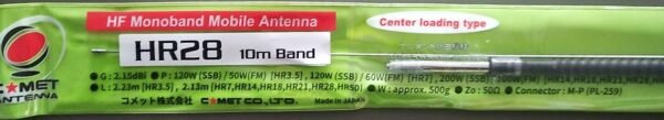 COMET HR-28 ANTENNA VEICOLARE MONOBANDA 28MHz - immagine 2