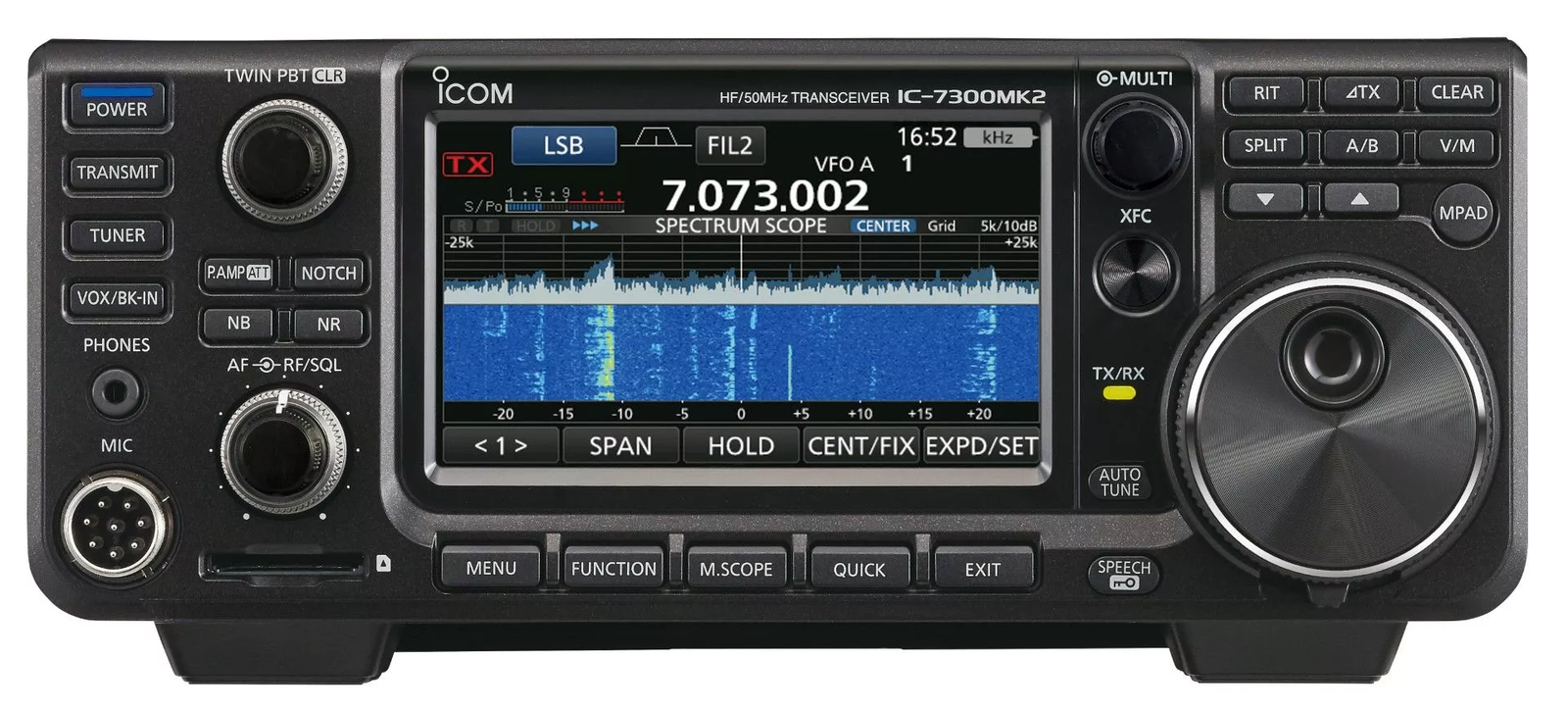 ICOM IC-7300MKII RICETRASMETTITORE HF/50/70 MHZ - immagine 2