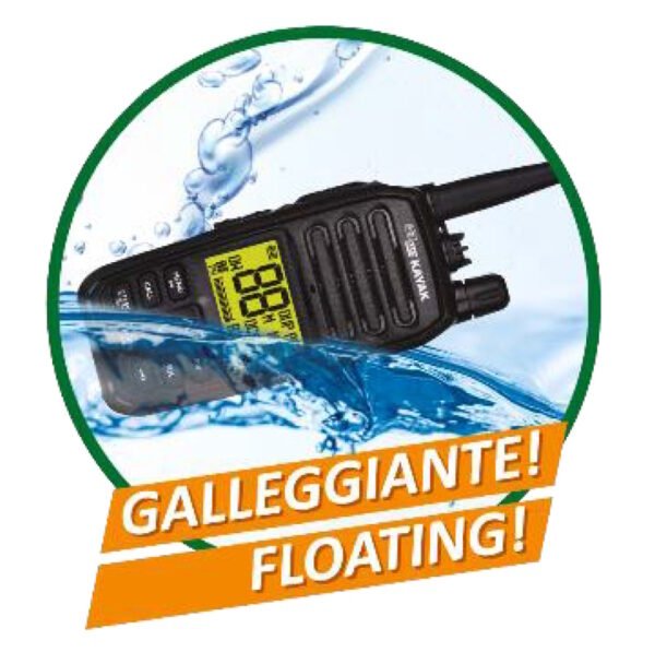 POLMAR KAYAK RICETRASMETTITORE PMR446 GALLEGGIANTE - immagine 3