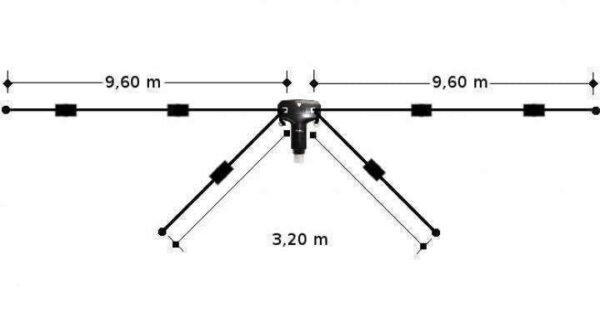 DIAMOND W-8010 DIPOLO HF MULTIBANDA - immagine 2